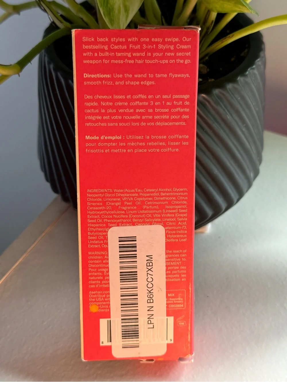 dae Cactus Fruit 3-in-1 Styling Cream Taming Wand 0.6oz NEW Sealed Flyaway Frizz